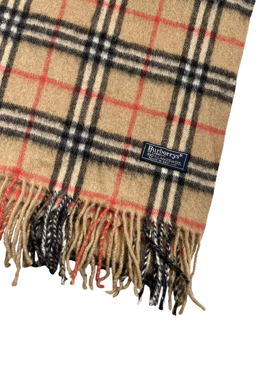 Bézs kockás vintage sál rojtokkal, puha gyapjú, klasszikus streetwear stílus