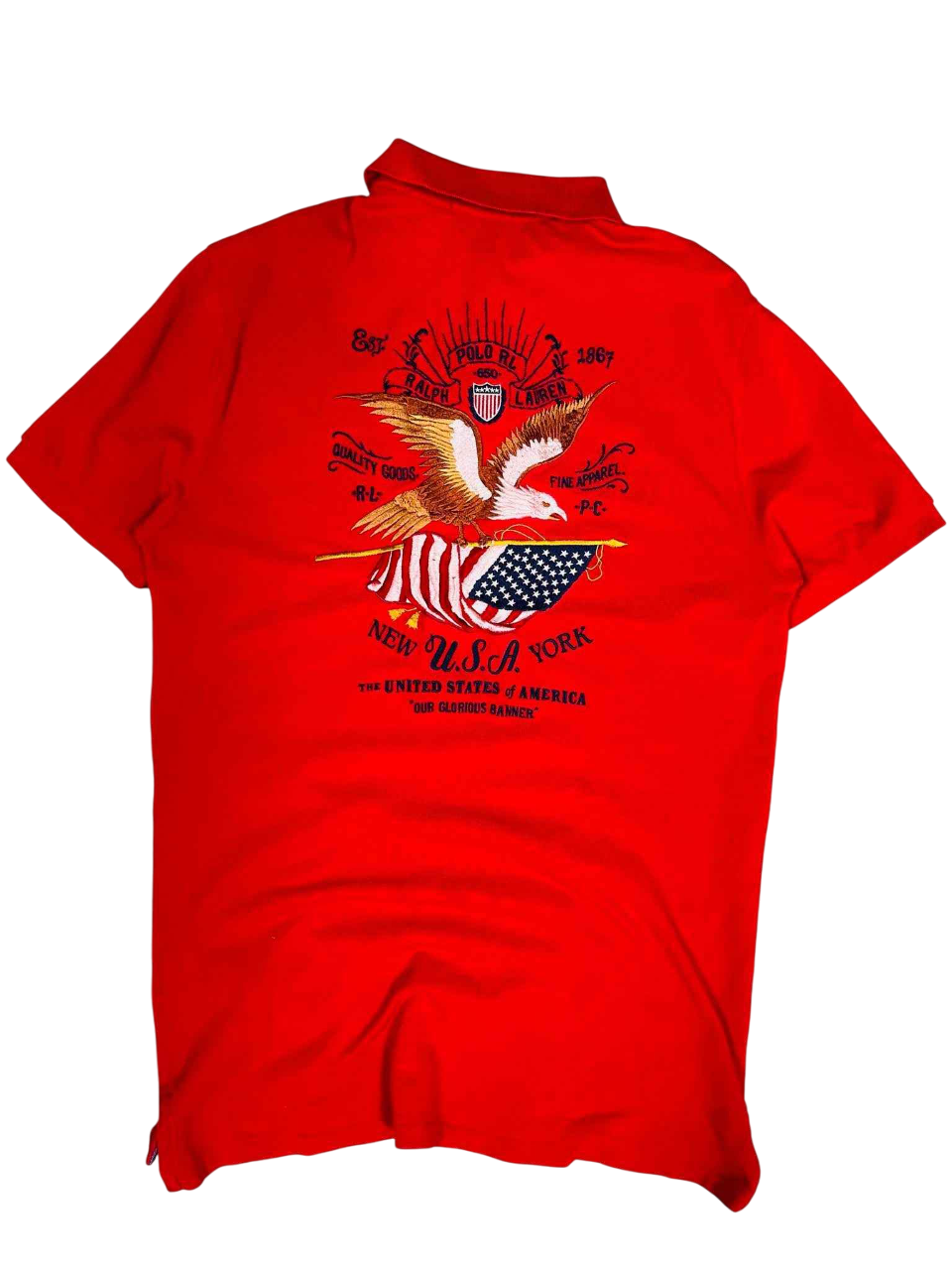 RARE Ralph Lauren New York Usa Poloshirt (M)