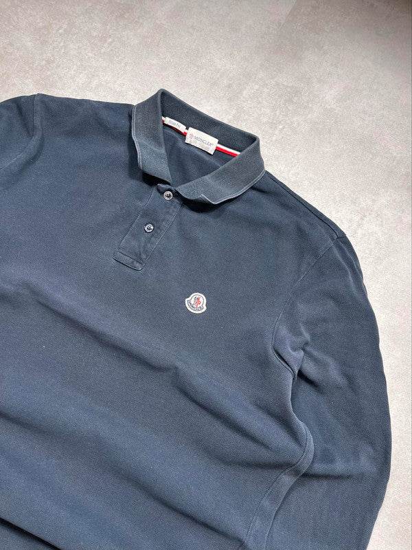 Moncler Longsleeve Polo (L) - Candy Streetwear