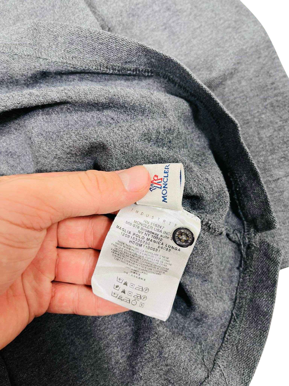 *Moncler Longsleeve Poloshirt (M)