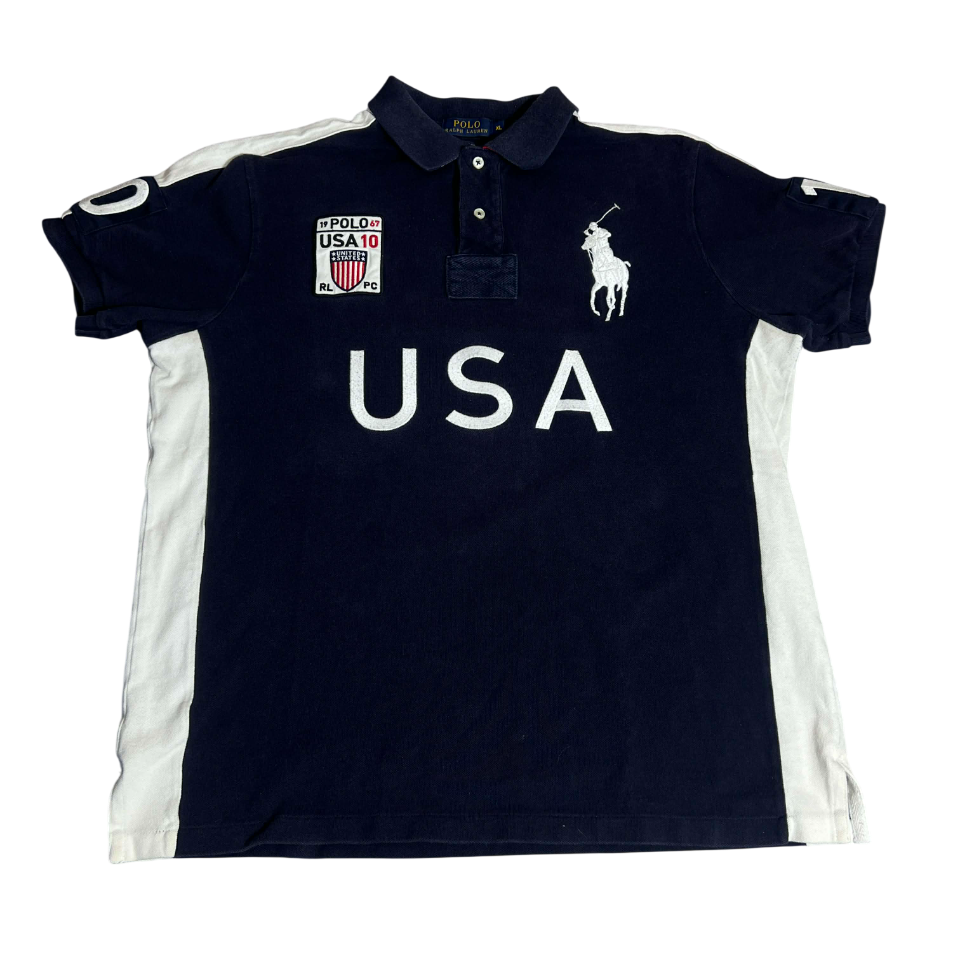 *Ralph Lauren Chief Keef USA Poloshirt (XL)