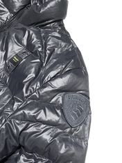 *Blauer Puffer Jacket (M)