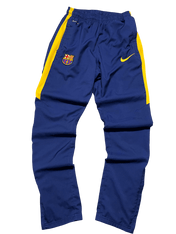 Kék és sárga Barcelona logós Nike sportnadrág vintage streetwear stílusban