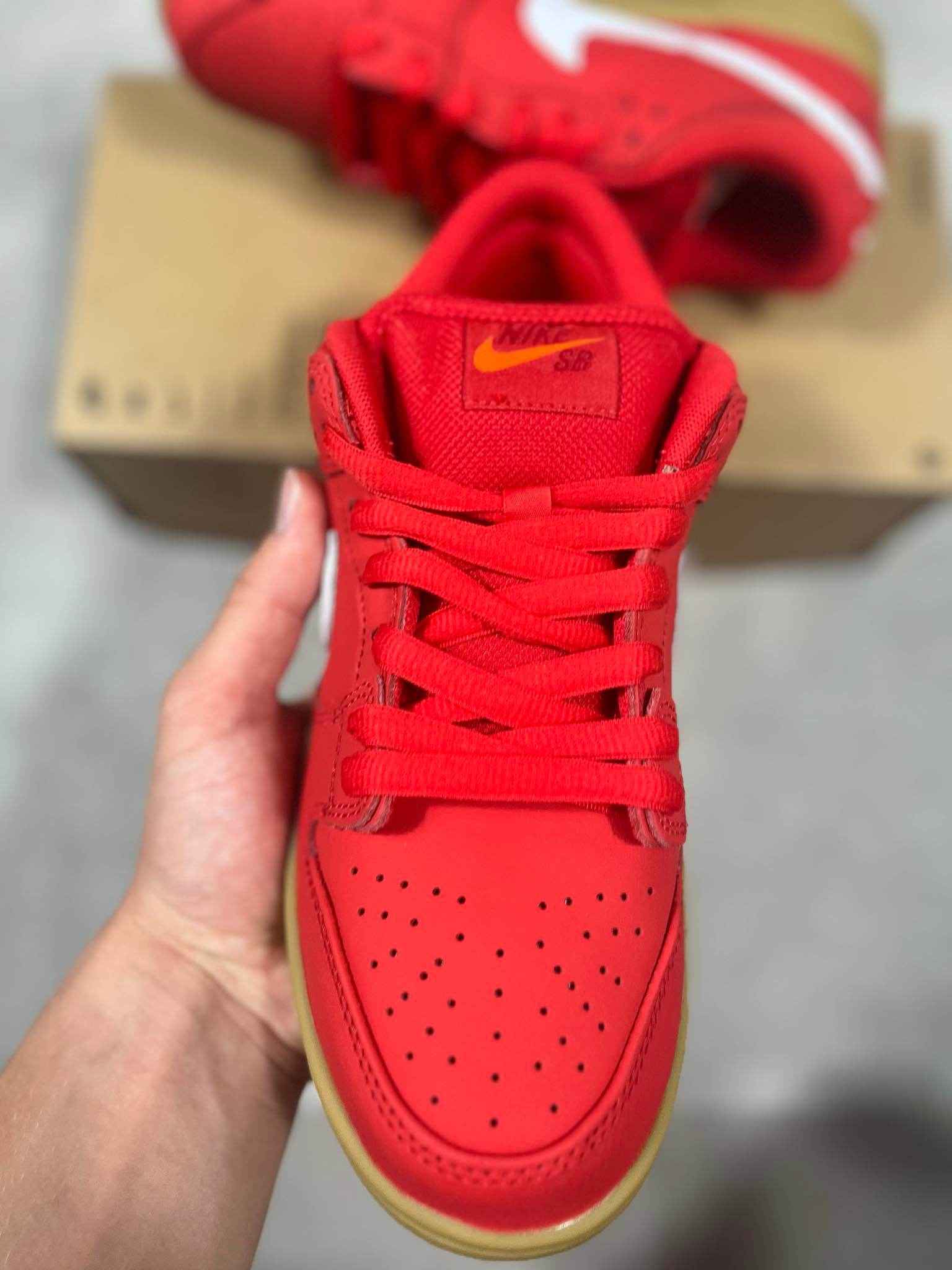 Nike SB Dunk Low University Red Gum (40)