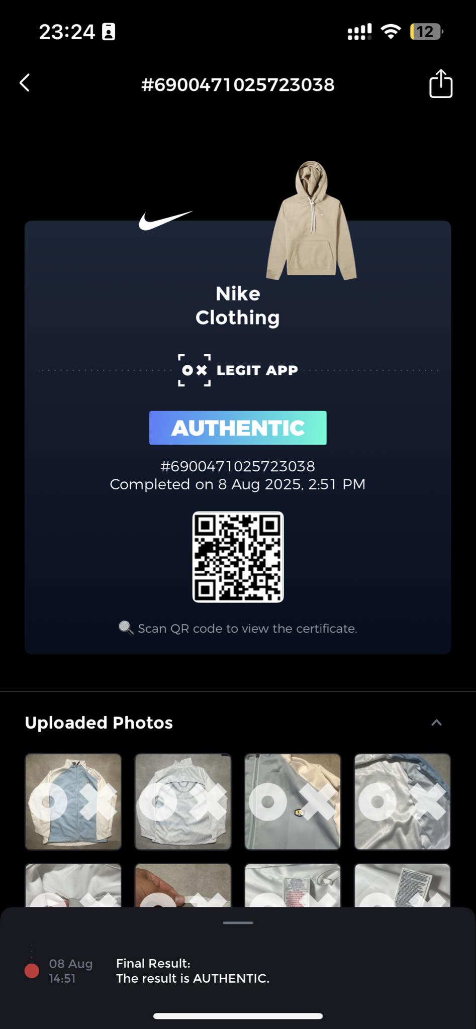 Nike Vintage TN melegítődzseki (L)