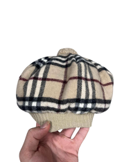 Vintage Beige Burberry Bonnet Hat