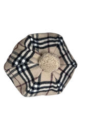 Vintage Beige Burberry Bonnet Hat