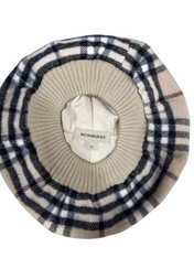 Vintage Beige Burberry Bonnet Hat