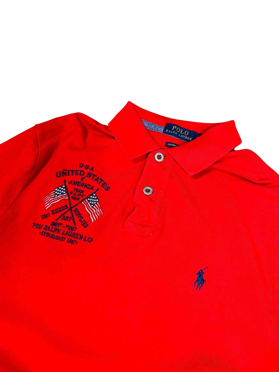RARE Ralph Lauren New York Usa Poloshirt (M)