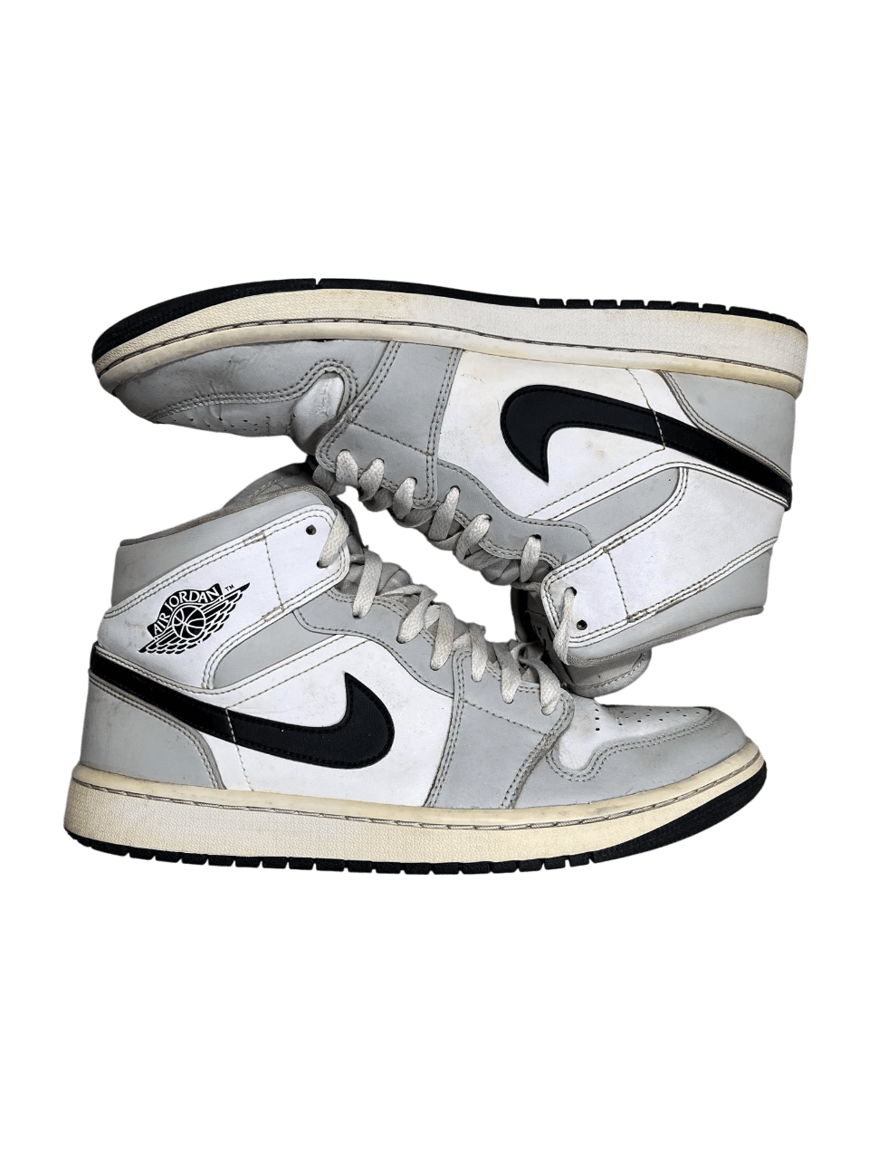 Air Jordan 1 Mid Light Smoke Grey (44)