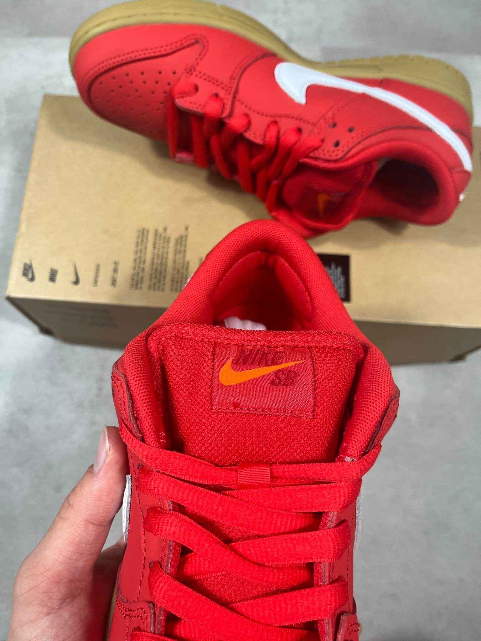 Nike SB Dunk Low University Red Gum (40)